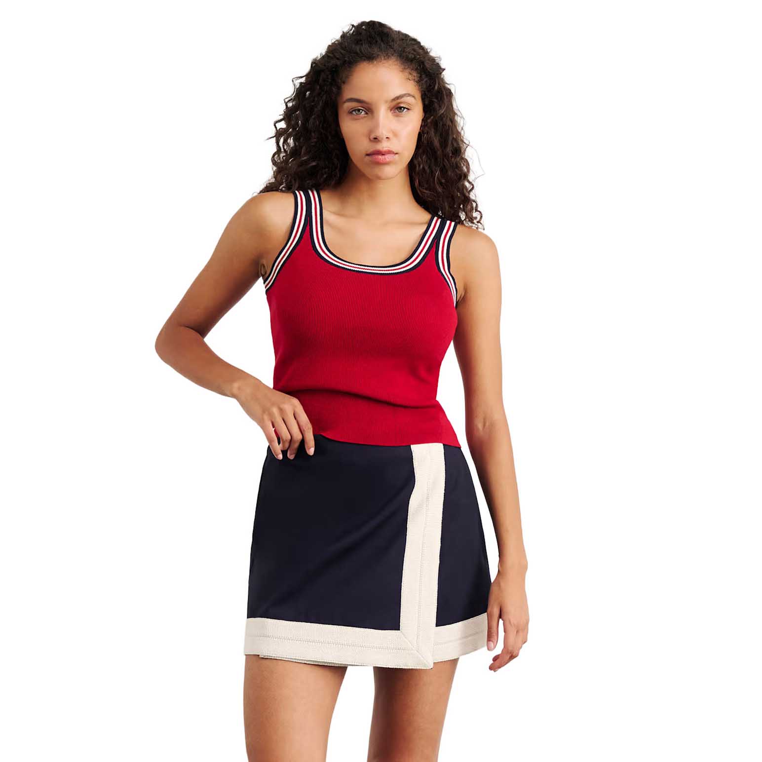 JAG Lydia Stripe Strap Knit Tank